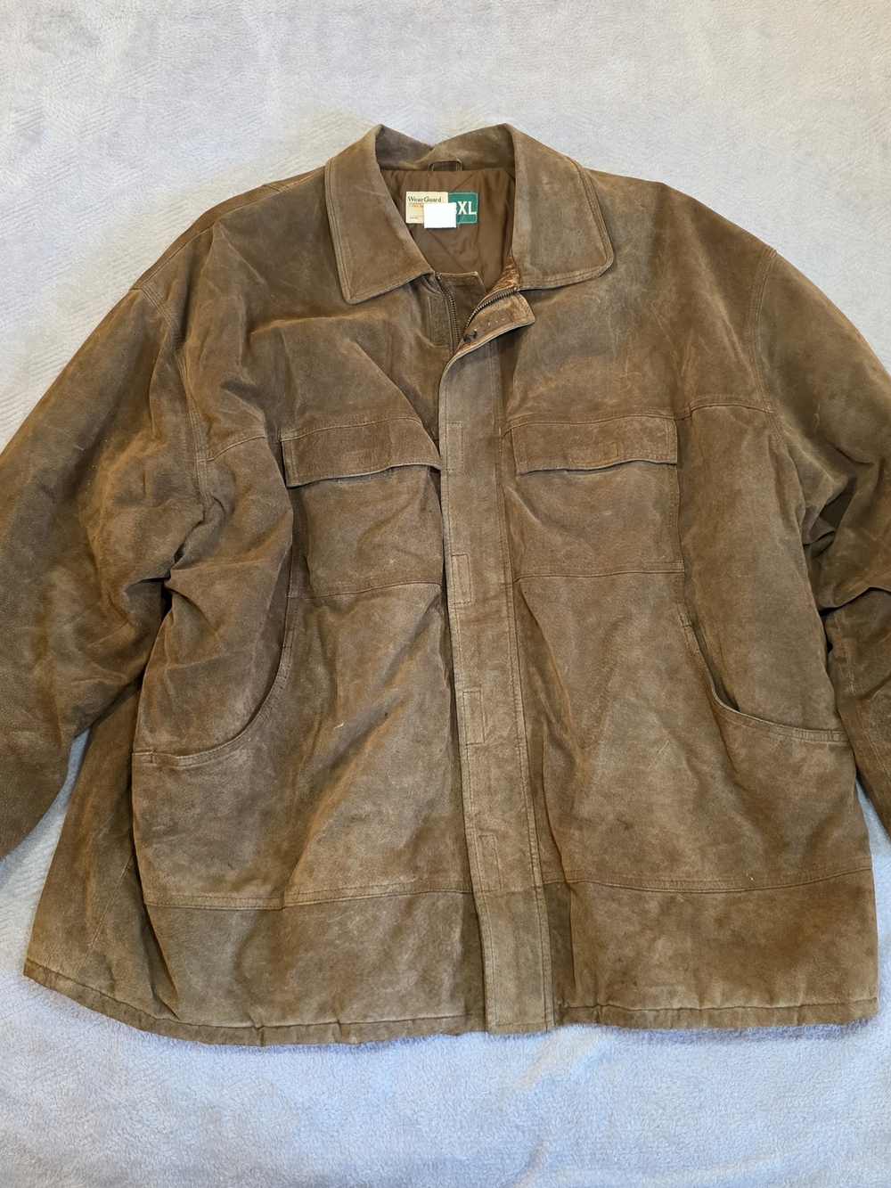 Vintage WearGuard Leather Chore Coat 3XL